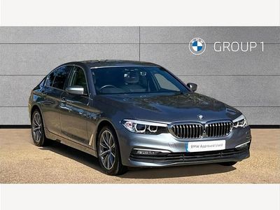 Used BMW 520 Comfort Edition 184 HP (135 kW) 2018 Blue Sedan