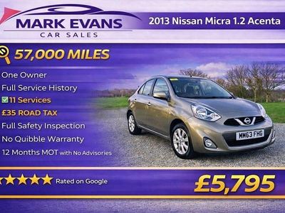 Used Nissan Micra Acenta 2013 Green Hatchback