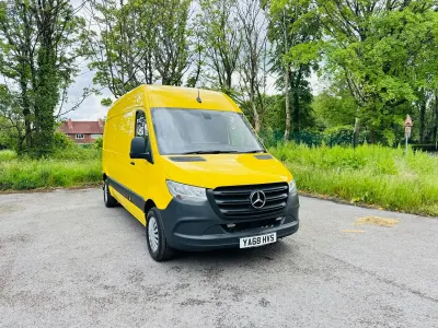 Used Mercedes Sprinter 2018 Yellow Van
