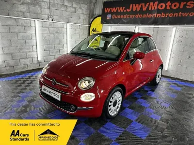 Used Fiat 500 Lounge 69 HP (50 kW) 2016 Red Hatchback