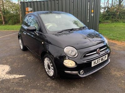 Used Fiat 500 Lounge 69 HP (50 kW) 2017 Black Hatchback