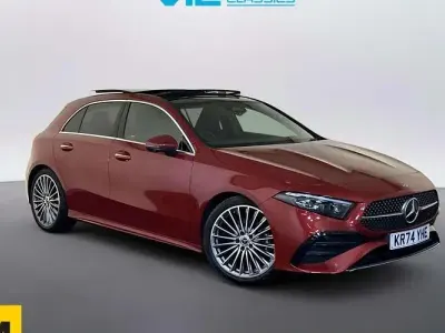 Used Mercedes A200 AMG line 163 HP (119 kW) 2024 Red Hatchback