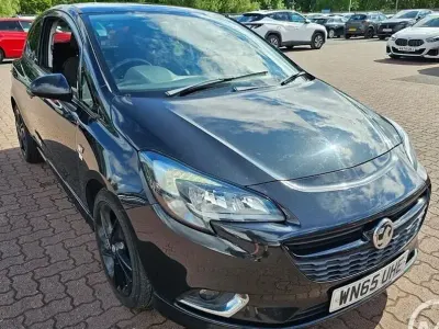 Used Vauxhall Corsa Edition 100 HP (73 kW) 2015 Black Hatchback