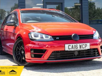 Used VW Golf VII R 2016 Red Estate