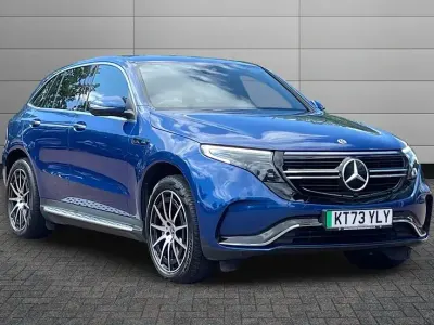 Used Mercedes EQC400 AMG line 300 kW (408 HP) 2023 Blue SUV