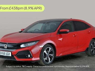 Red Used 2018 Honda Civic Sport Plus Hatchback | £16,102 (A bit pricey)