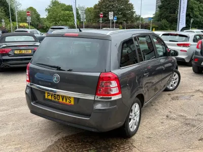 Used Vauxhall Zafira Elite 2010 Grey MPV