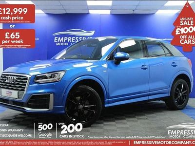 Blue Used 2018 Audi Q2 S-Line SUV | £12,999 (Fair price)