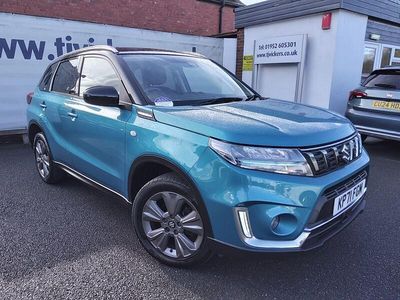Used Suzuki Vitara SZ-T 129 HP (94 kW) 2021 Atlantis turquoise with black roof SUV