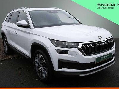 Used Skoda Kodiaq SE L Executive 110 HP (80 kW) 2024 Moon white metallic SUV
