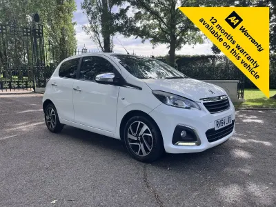 Used Peugeot 108 82 HP (60 kW) 2014 White Hatchback