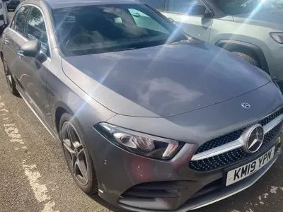 Used Mercedes A200 AMG Line Premium 163 HP (119 kW) 2019 Grey Hatchback