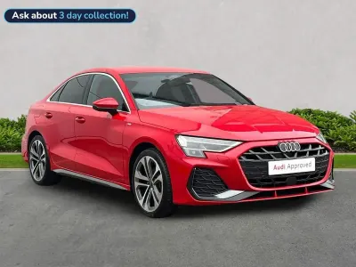 Usado Audi A3 S-Line 150 CV (110 kW) 2025 Rojo Berlina