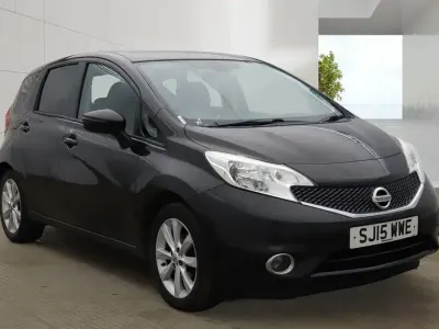Used Nissan Note Acenta Premium 98 HP (72 kW) 2015 Black Hatchback