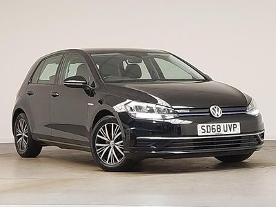 Used VW Golf VII SE 130 HP (95 kW) 2018 Black Hatchback