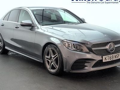 Grey Used 2019 Mercedes C300 AMG line Sedan | £18,150 (Good price)