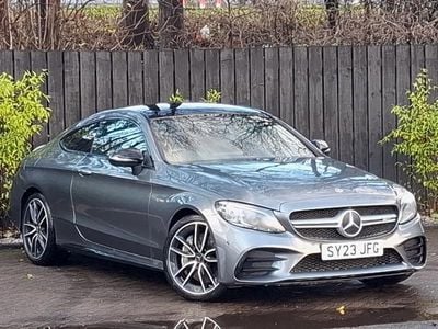 Selenite grey metallic Used 2023 Mercedes C43 AMG AMG Coupe | £43,998 (A bit pricey)