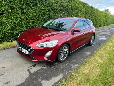 Used Ford Focus Titanium X 150 HP (110 kW) 2018 Red Hatchback