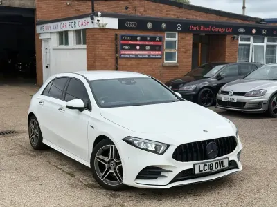 Used Mercedes A200 AMG Line Premium 2018 White Hatchback