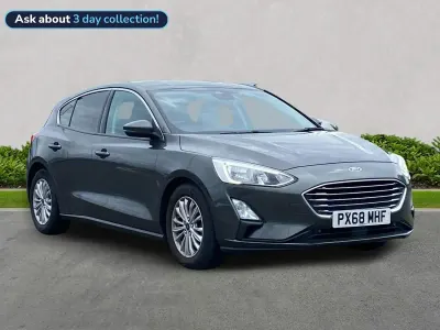 Used Ford Focus Titanium 125 HP (91 kW) 2018 Grey Hatchback