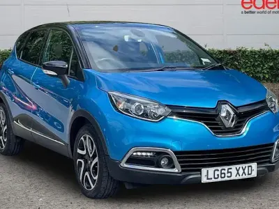 Used Renault Captur Dynamique 90 HP (66 kW) 2015 Blue/black SUV