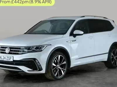 Used VW Tiguan Allspace R-line 150 HP (110 kW) 2024 White SUV