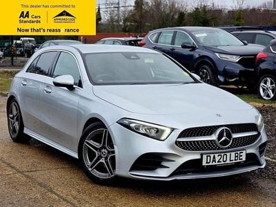 Used Mercedes A200 AMG line 163 HP (119 kW) 2020 Silver Hatchback