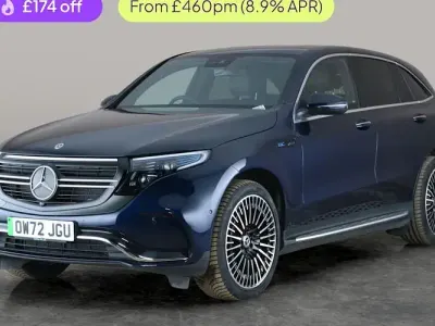 Used Mercedes EQC400 AMG Line Premium 300 kW (408 HP) 2023 Blue SUV