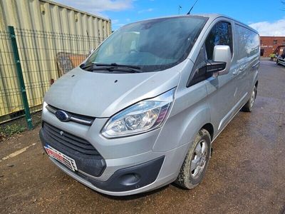 used Ford Transit Custom 2.2 TDCi 125ps Low Roof Limited Van DAMAGED REPAIRABLE SALVAGE