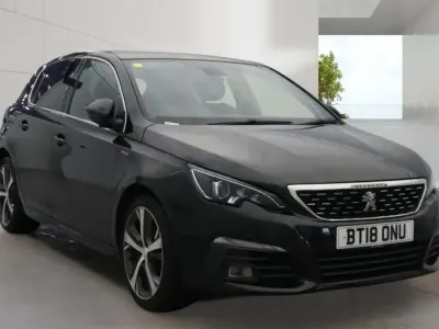 Used Peugeot 308 GT-line 2018 Black Hatchback
