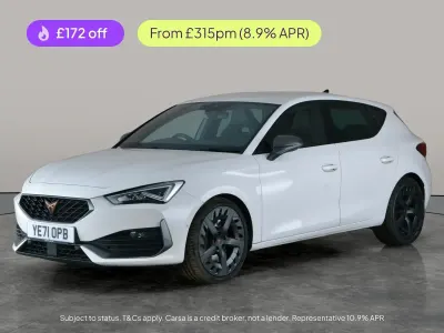 Usado Cupra Leon VZ3 300 CV (220 kW) 2021 Blanco Utilitario