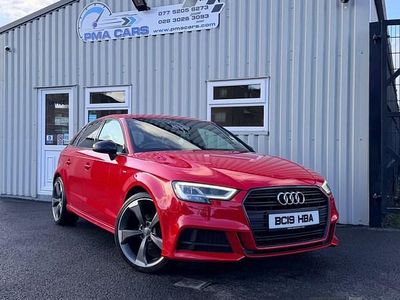 Used Audi A3 Black Edition 116 HP (85 kW) 2019 Red Hatchback