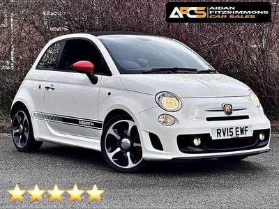 White Used 2015 Abarth 500C Cabriolet | £7,480 (Fair price)