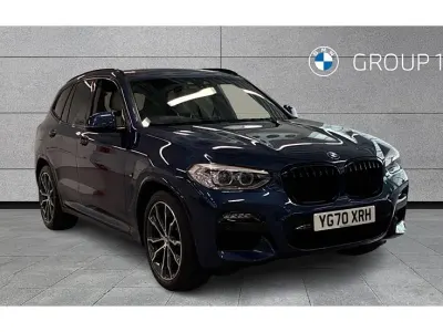 Used BMW X3 M Sport 190 HP (139 kW) 2020 Blue SUV