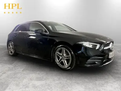 Used Mercedes A200 AMG line 163 HP (119 kW) 2019 Black Hatchback