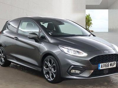 Usado Ford Fiesta ST-Line 125 HP (91 kW) 2018 Cinzento Citadino