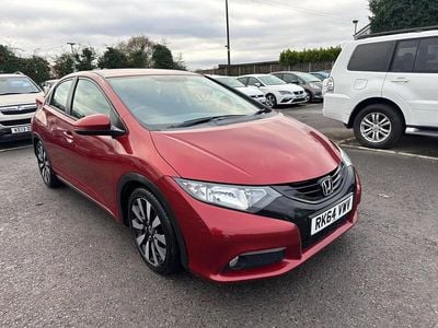 Red Used 2014 Honda Civic SE Plus Hatchback | £6,999 (Fair price)