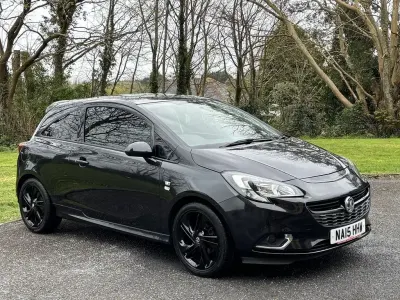 Used Vauxhall Corsa Edition 70 HP (51 kW) 2015 Black Hatchback
