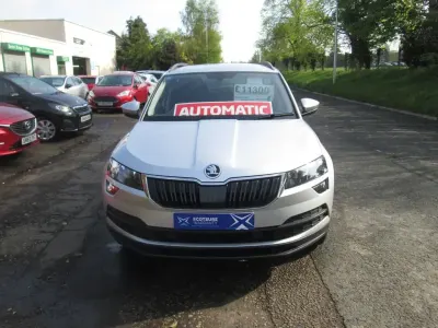 Used Skoda Karoq SE Technology 116 HP (85 kW) 2018 Silver SUV