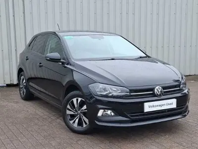 Used VW Polo Match 95 HP (69 kW) 2021 Black Hatchback