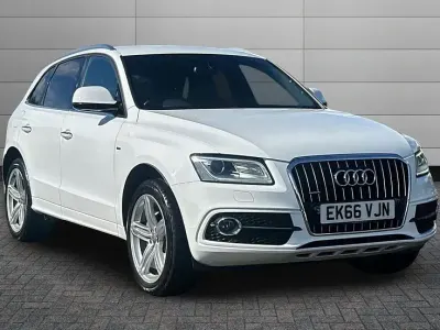 Used Audi Q5 S-line plus 190 HP (139 kW) 2016 Ibis white SUV