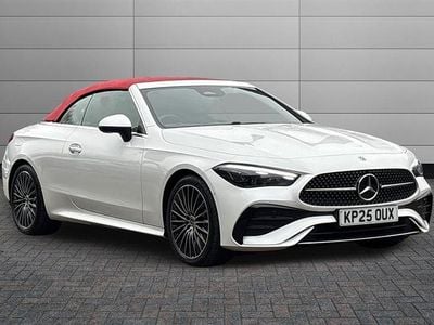 Opalite white bright Used 2025 Mercedes CLE300 AMG Line Premium Cabriolet | £52,050 (Fair price)