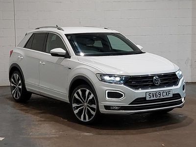 Used VW T-Roc R-line 150 HP (110 kW) 2020 White SUV
