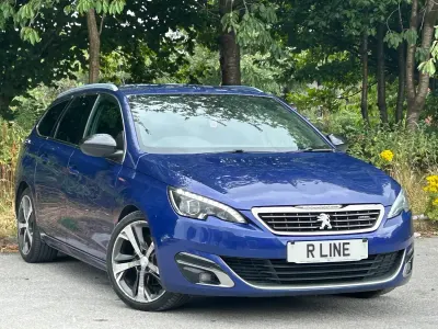 Used Peugeot 308 SW GT-line 150 HP (110 kW) 2016 Blue Estate