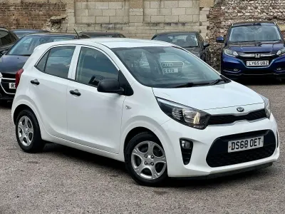 Used Kia Picanto 66 HP (48 kW) 2018 White Hatchback