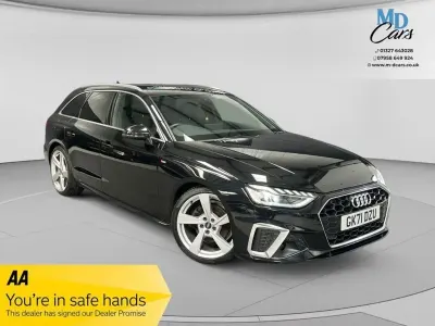 Used Audi A4 S-Line 163 HP (119 kW) 2021 Black Estate