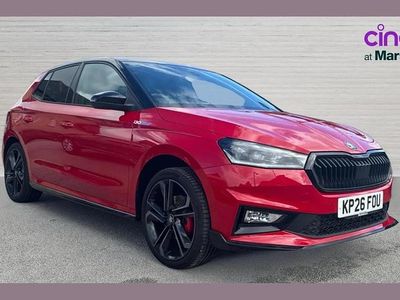 New Skoda Fabia 174 HP (127 kW) 2026 Red Hatchback