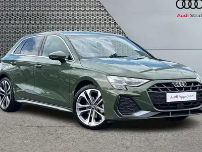Used Audi A3 Sportback S-Line 150 HP (110 kW) 2025 Green Hatchback