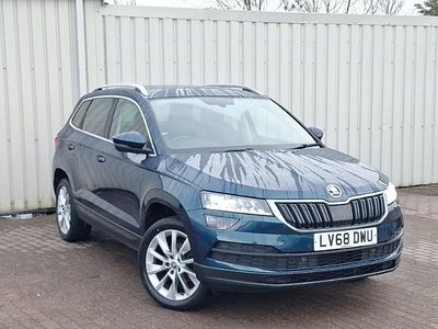 Blue Used 2018 Skoda Karoq SE L SUV | £11,498 (Fair price)