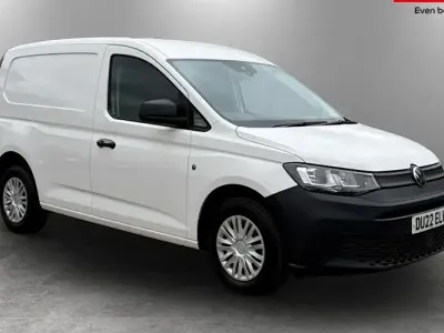 Used VW Caddy 75 HP (55 kW) 2022 White MPV
